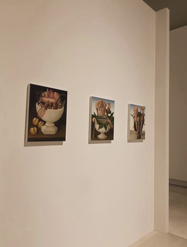 Un'opera esposta al Palazzo Esposizioni di Roma