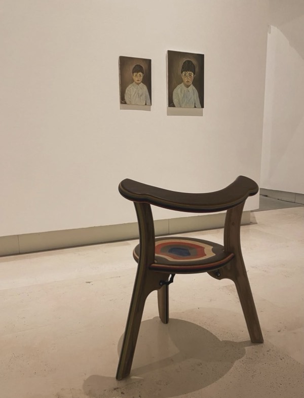 Un'opera esposta al Palazzo Esposizioni di Roma