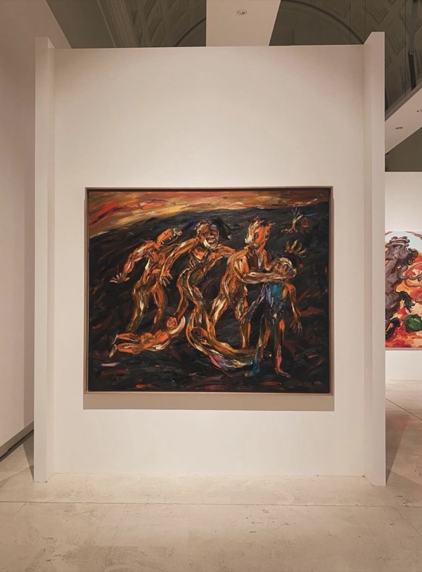 Un'opera esposta al Palazzo Esposizioni di Roma